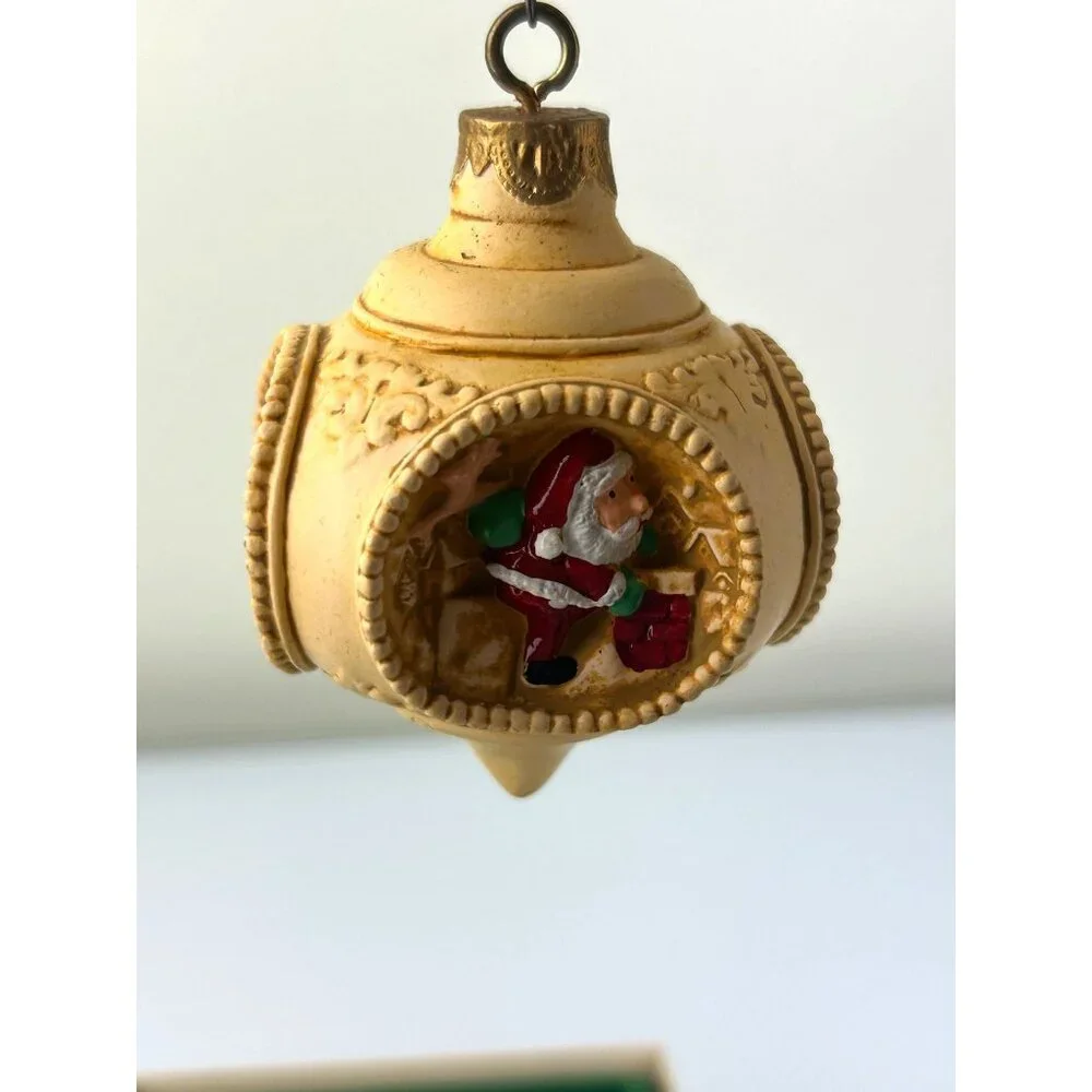 Hallmark Ornament Vintage 1983 Santa's On His Way Scenes of the Season Christmas